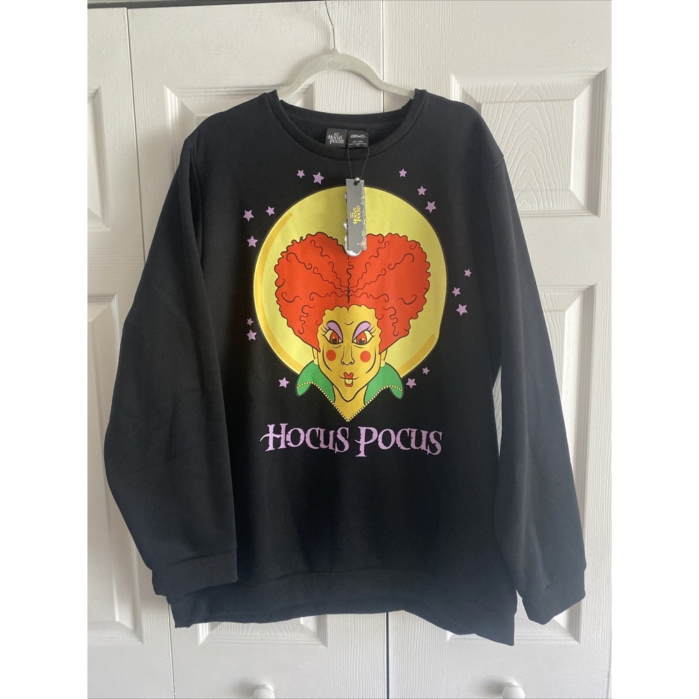 Cakeworthy Disney Womens 4X Hocus Pocus Graphic Pullover Sweatshirt New
